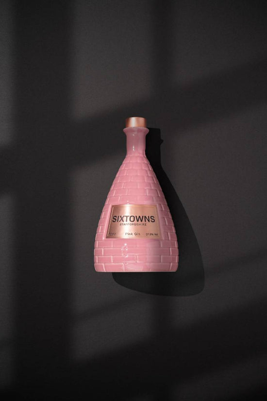 SIXTOWNS Premium Flavoured Pink Gin 70cl 37.5% ABV